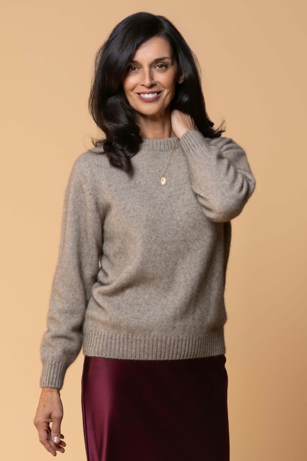 Noble Wilde - Noa Crew | Oyster - Knitwear - Silvermaple Boutique