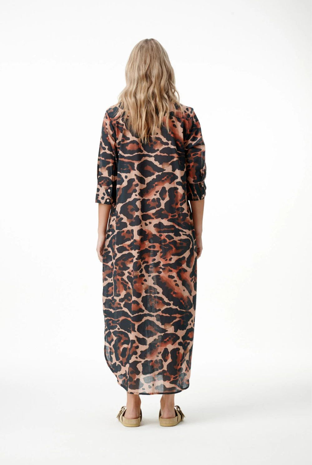Oneseason - Oneseason Long Daisy Dress | Terra Leopard - Dress - Silvermaple Boutique