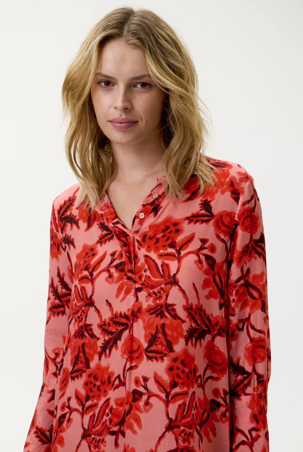 Oneseason - Oneseason Long Genie Dress | Ibiza Coral - Dress - Silvermaple Boutique