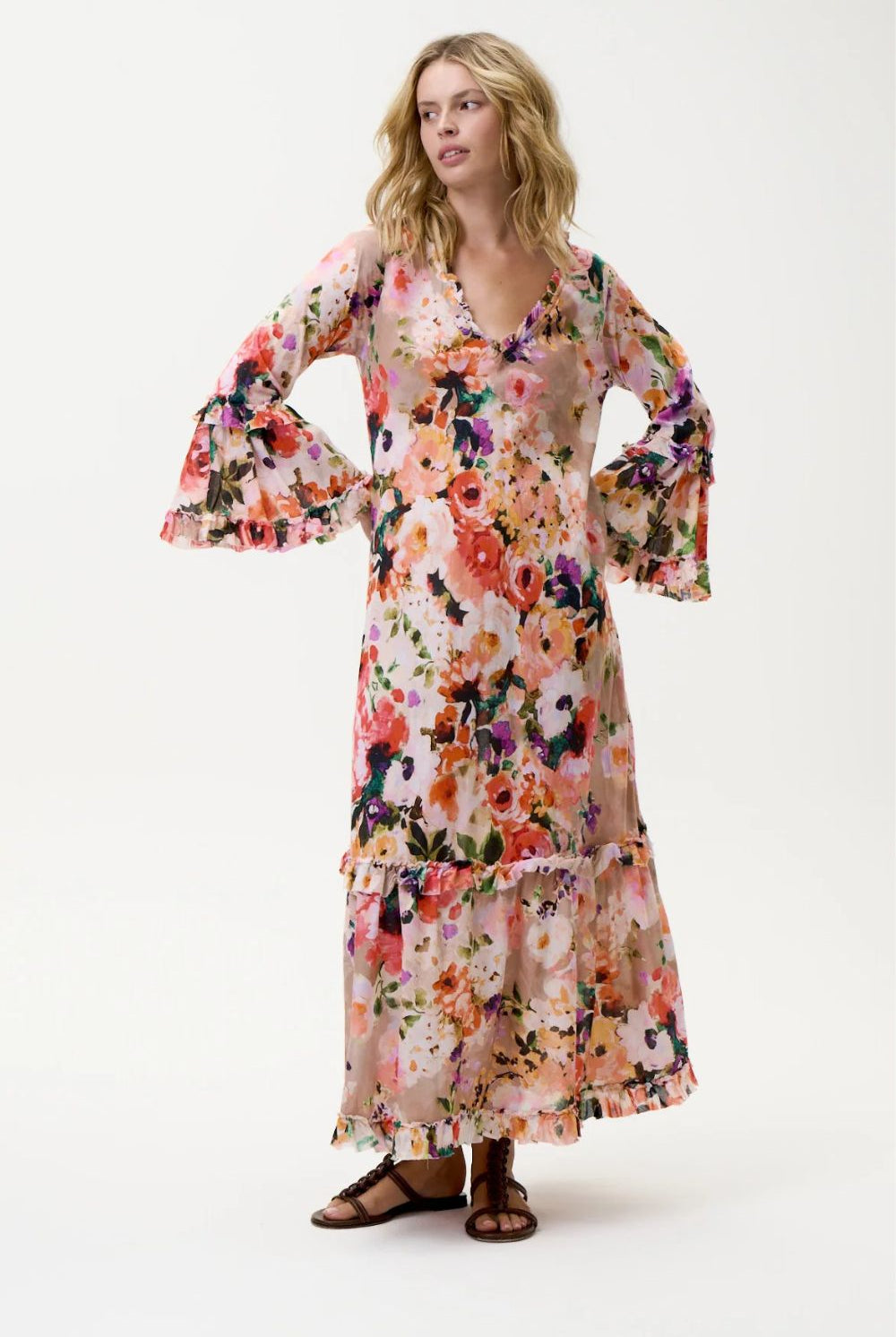 Oneseason - Oneseason Long Indi Dress | Soller - Dress - Silvermaple Boutique