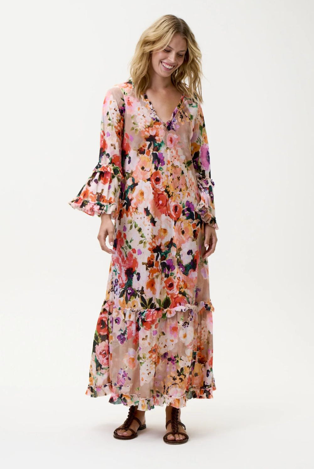 Oneseason - Oneseason Long Indi Dress | Soller - Dress - Silvermaple Boutique