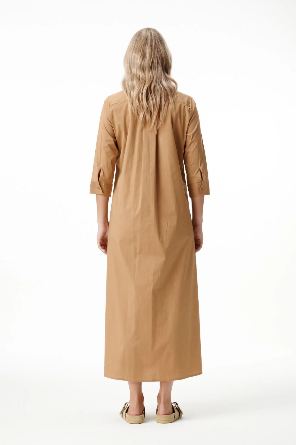 Oneseason - Oneseason Long Lily Dress | Camel - Dress - Silvermaple Boutique