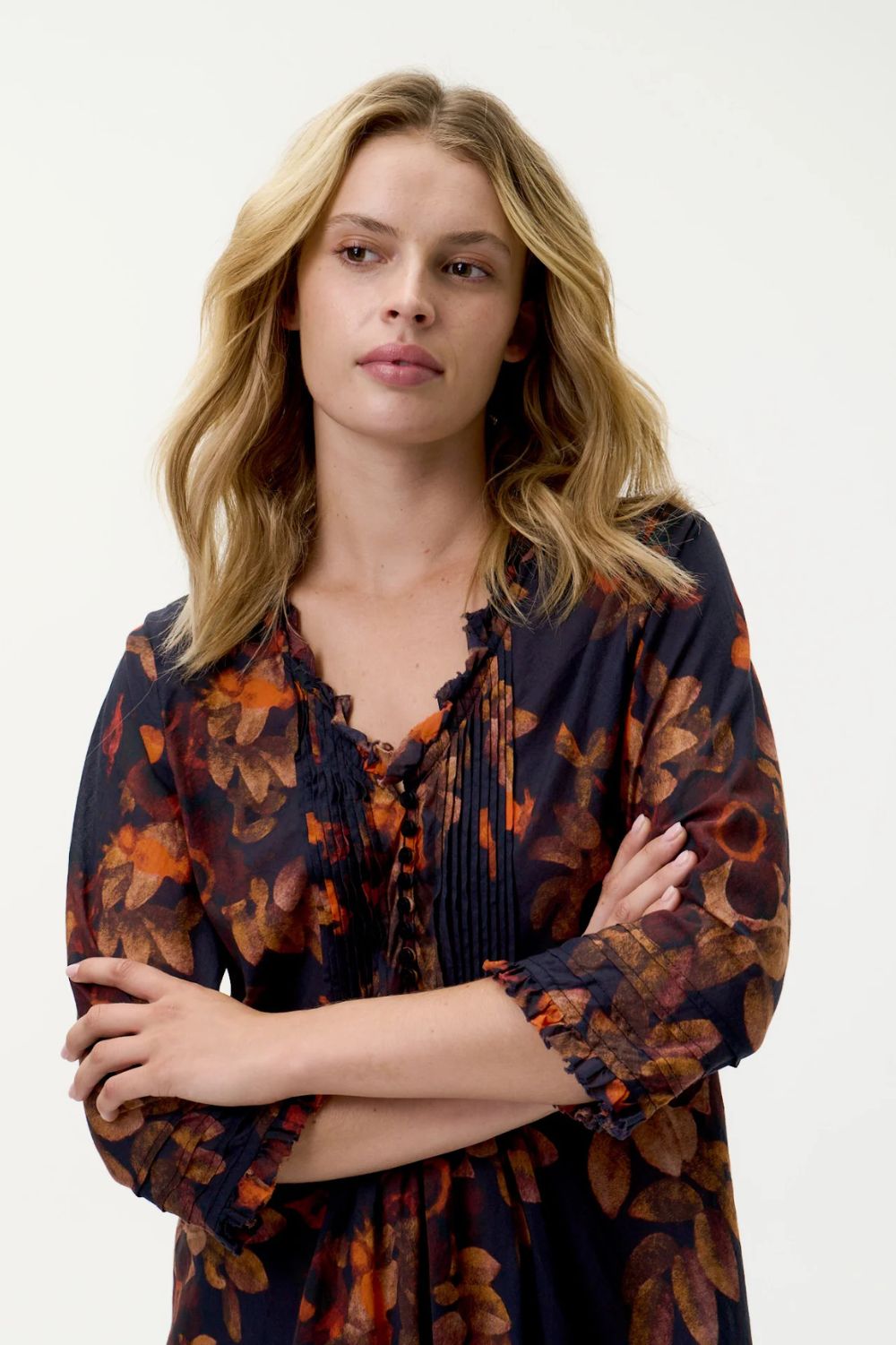 Oneseason - Oneseason Middy Poppy Dress | Panarea Navy - Dress - Silvermaple Boutique