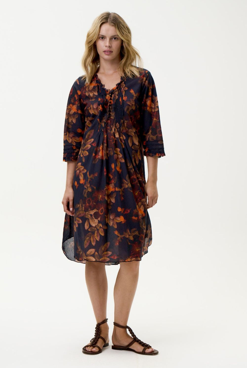Oneseason - Oneseason Middy Poppy Dress | Panarea Navy - Dress - Silvermaple Boutique