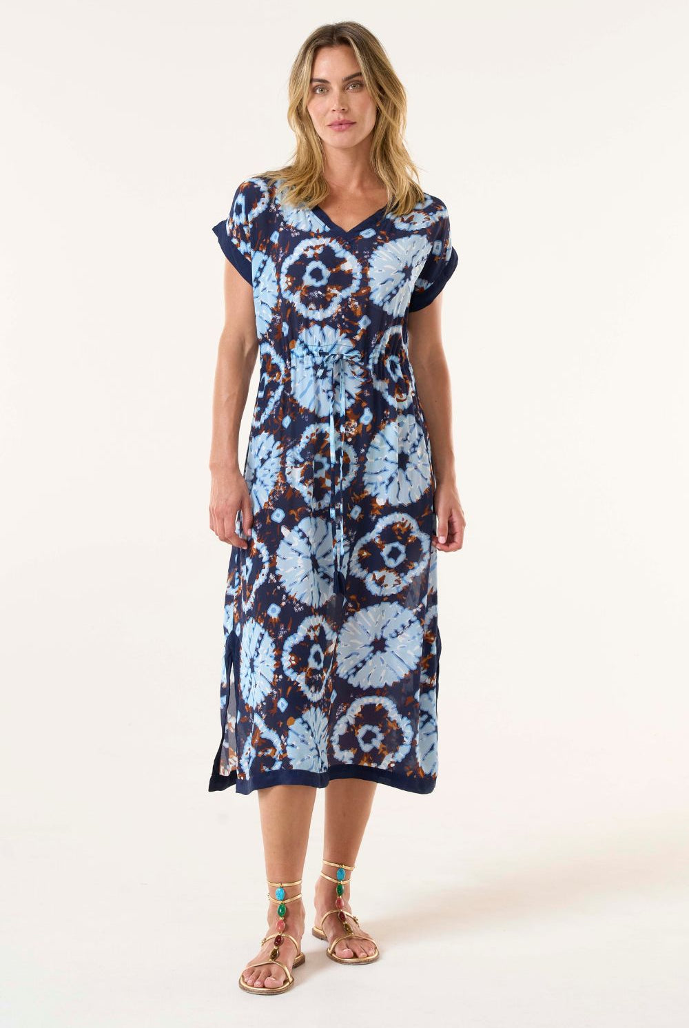 Oneseason - Sami Dress | Camogli Navy - Dress - Silvermaple Boutique