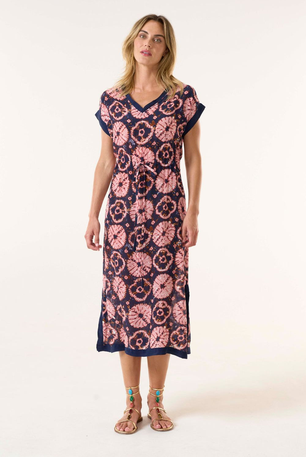 Oneseason - Sami Dress | Camogli Coral - Dress - Silvermaple Boutique