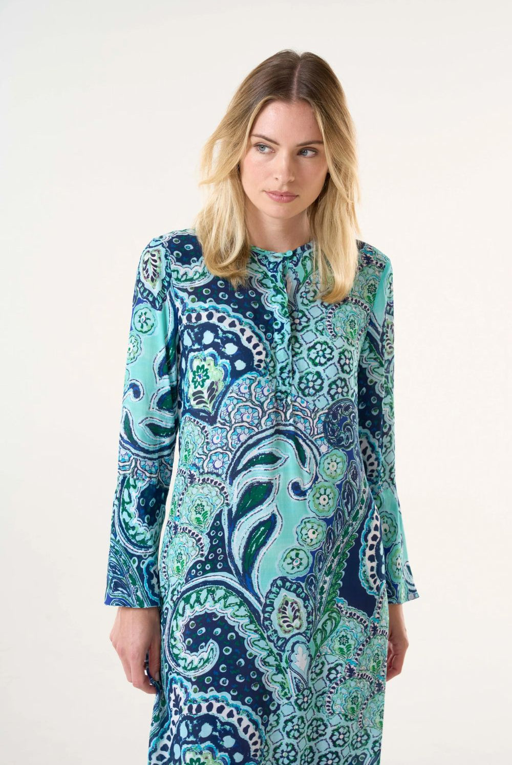 Oneseason - Long Genie Dress | Brazil Blue - Dress - Silvermaple Boutique