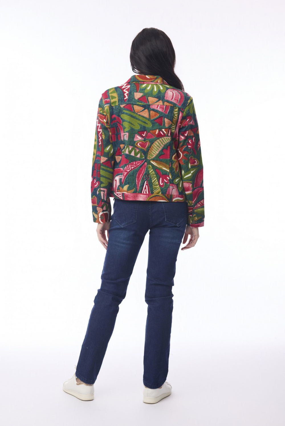 Orientique - Biker Jacket | Tropical Fun - Jacket - Silvermaple Boutique