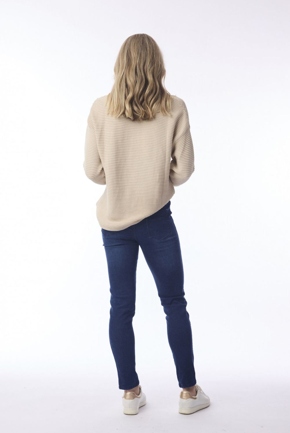 Orientique - Ribbed Knit Jumper | Naural Melange - Jumper - Silvermaple Boutique