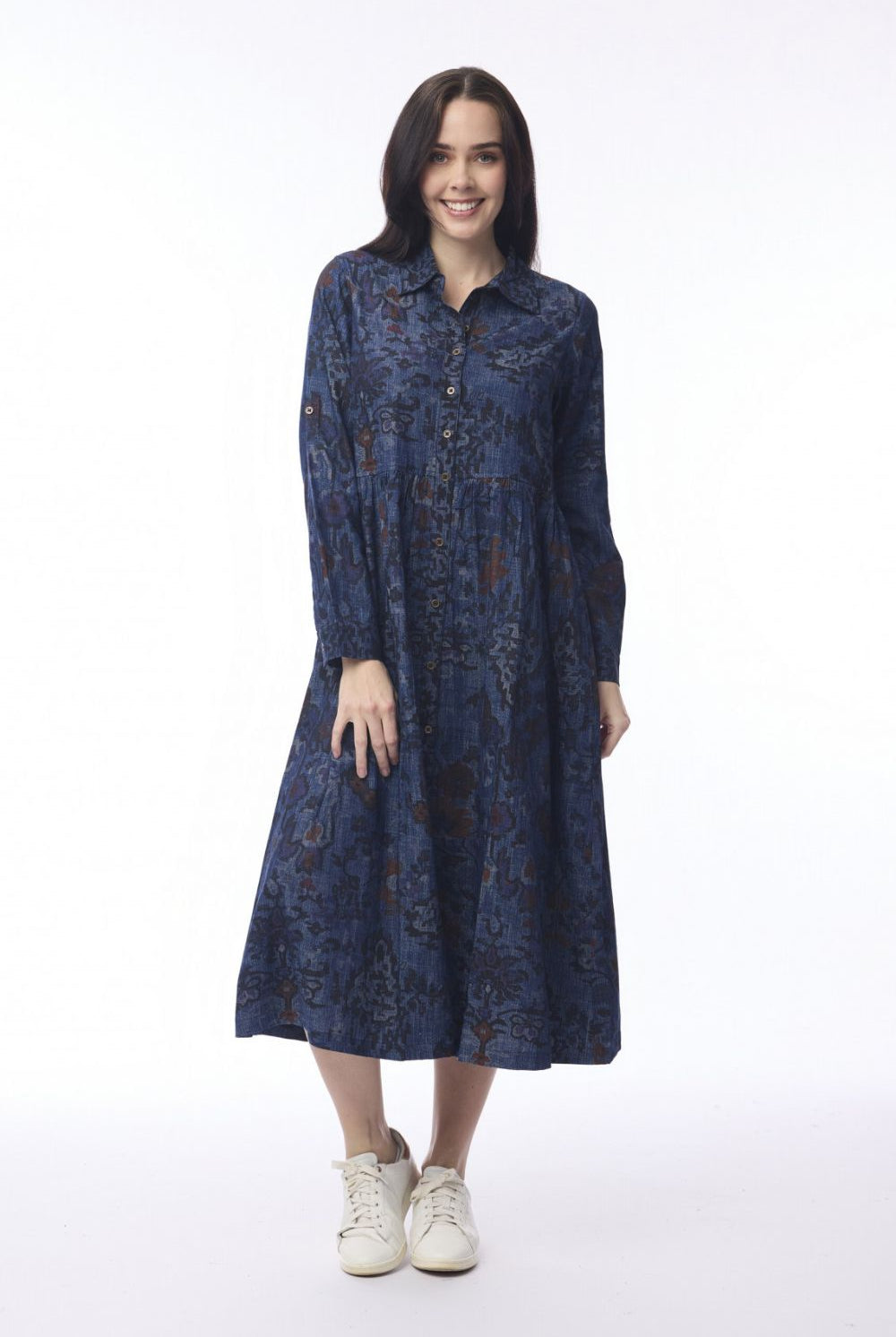 Orientique - Tabriz Dress | Midnight Ivy - Dress - Silvermaple Boutique