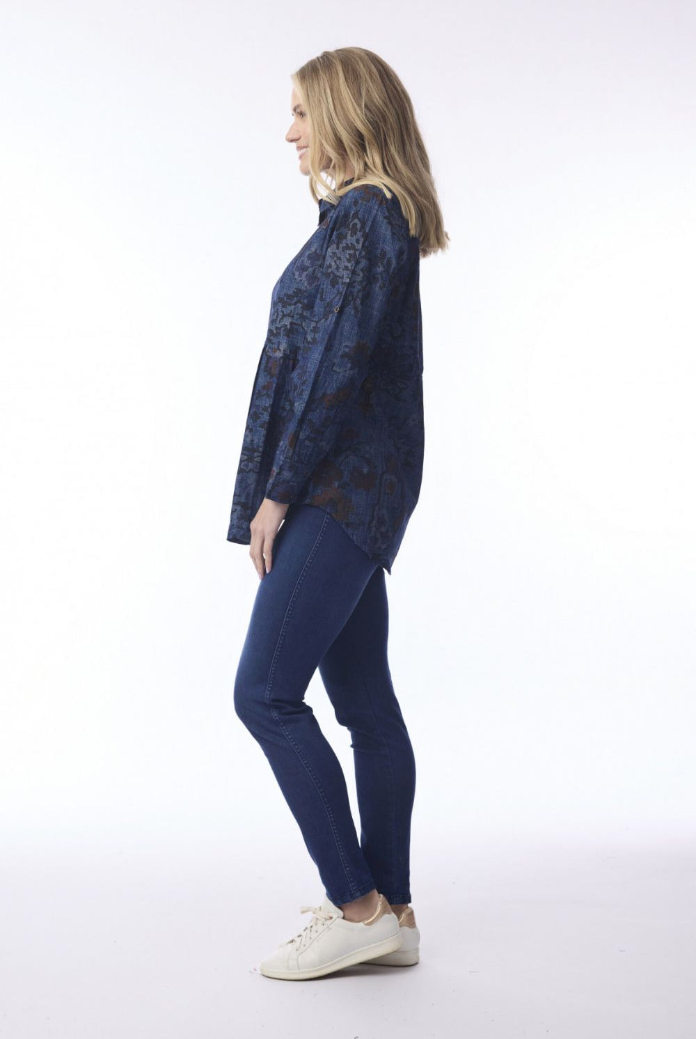 Orientique - Tabriz Shirt | Midnight Ivy - Shirt - Silvermaple Boutique