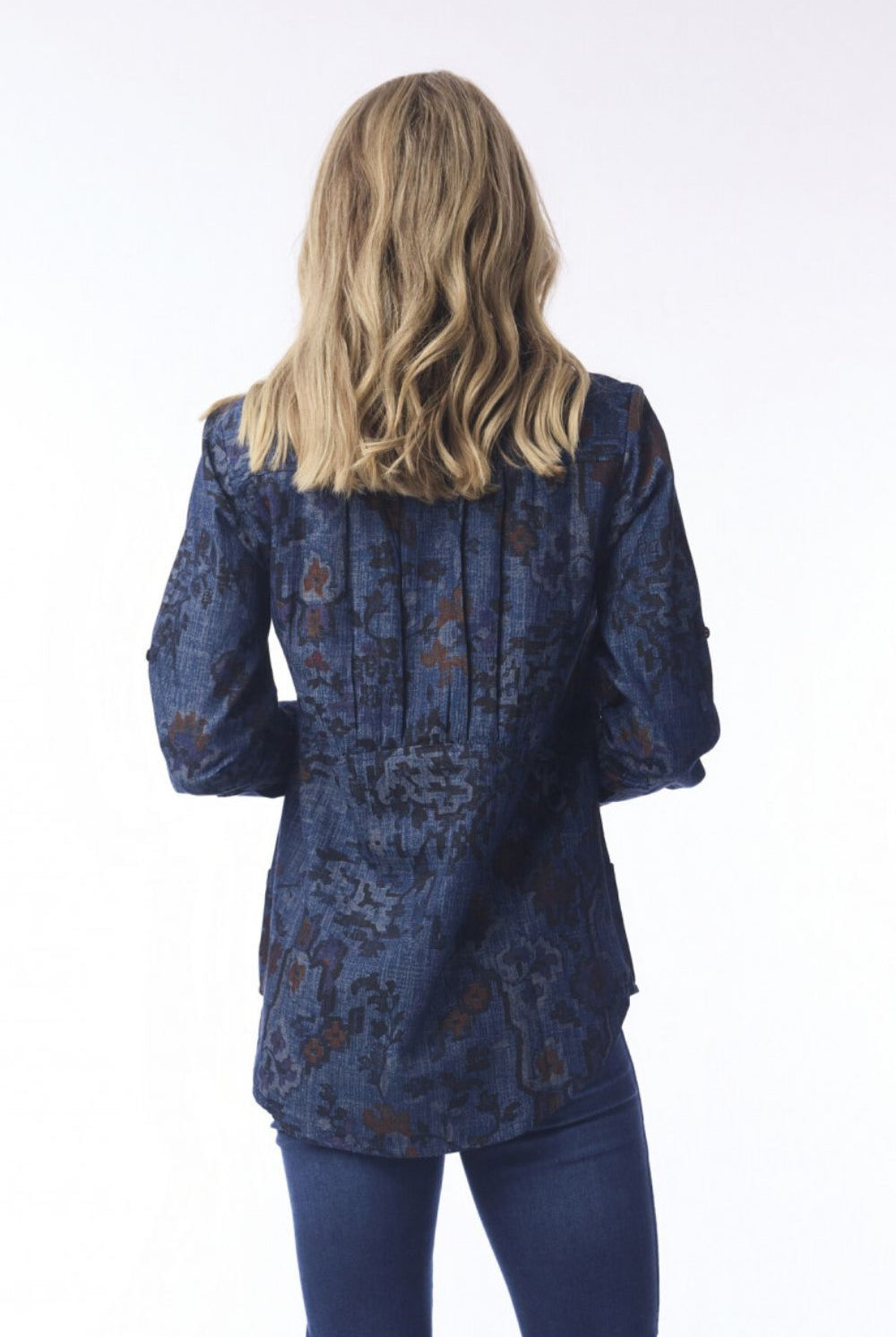 Orientique - Tabriz Shirt | Midnight Ivy - Shirt - Silvermaple Boutique