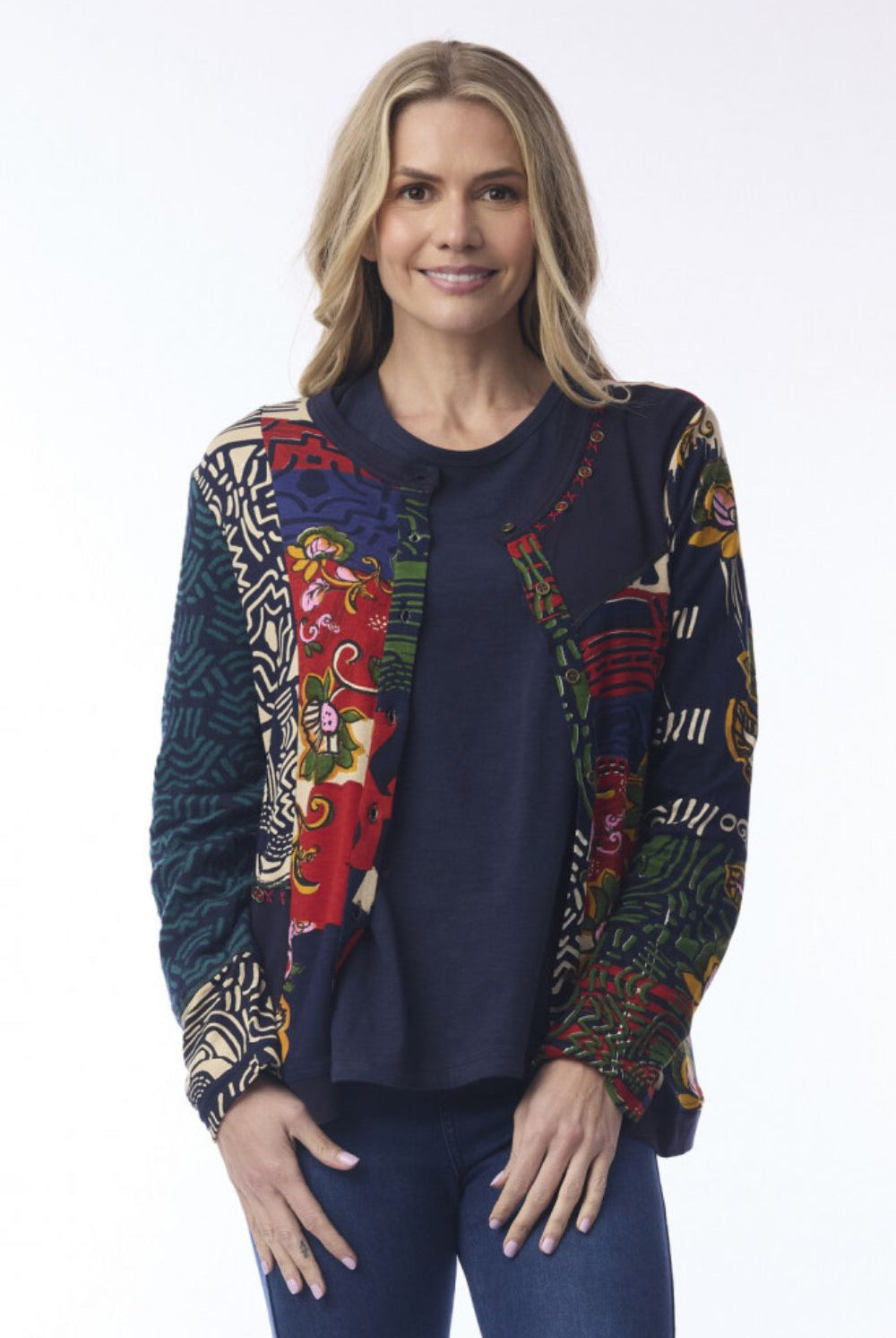 Orientique - Zapotec Cardigan | Print - Cardigan - Silvermaple Boutique