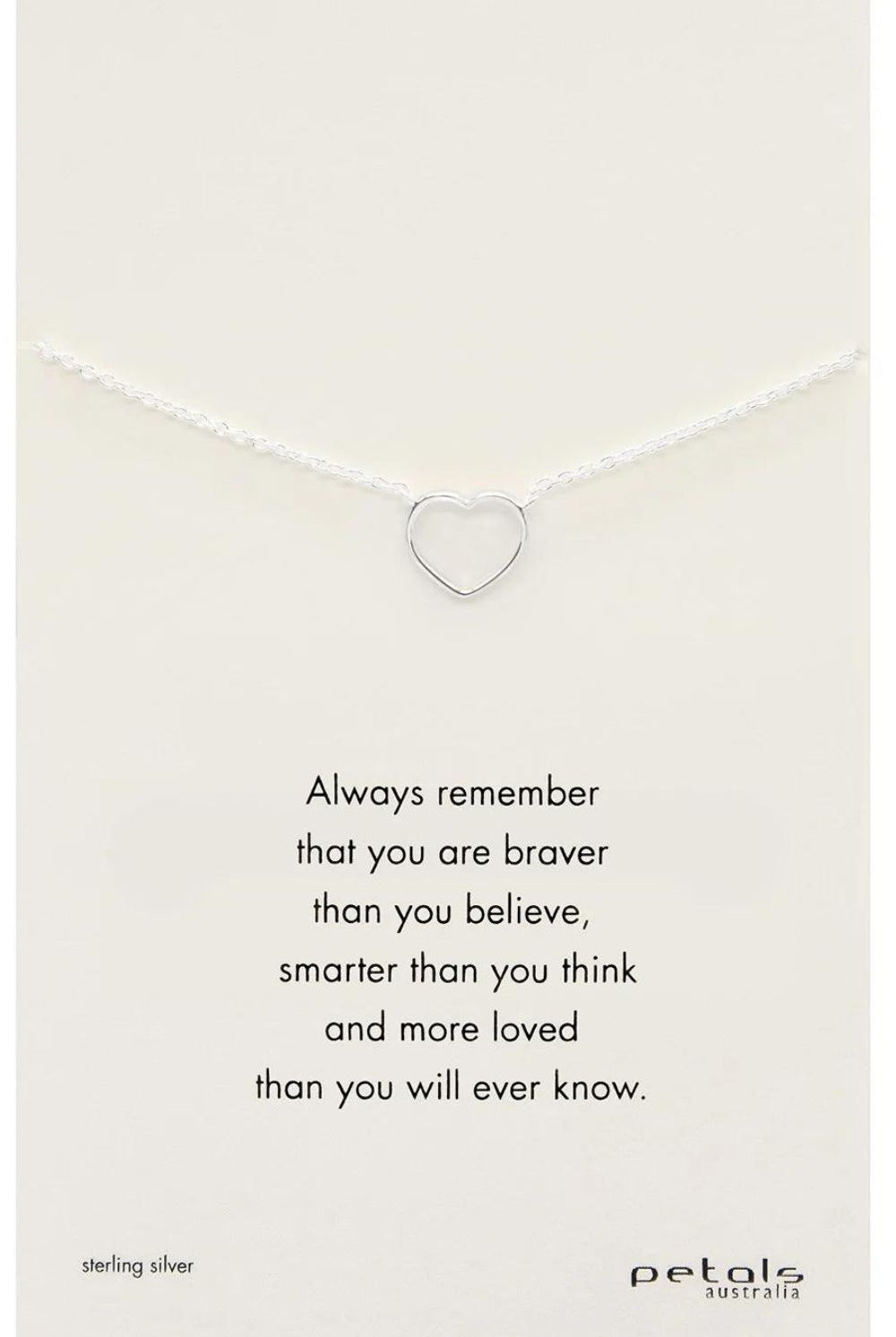 Silvermaple Collection Gifts - Remember Open Heart Necklace | Multi - Necklace - Silvermaple Boutique