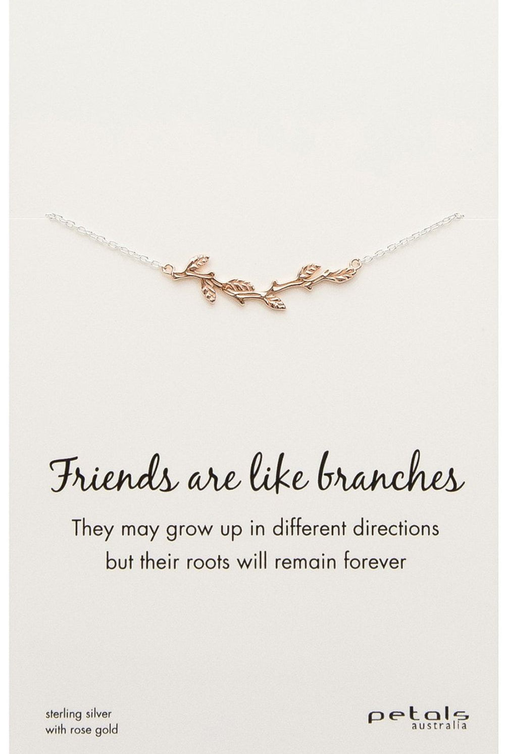 Silvermaple Collection Gifts - Branch Necklace | Rose Gold/Silver - Necklace - Silvermaple Boutique