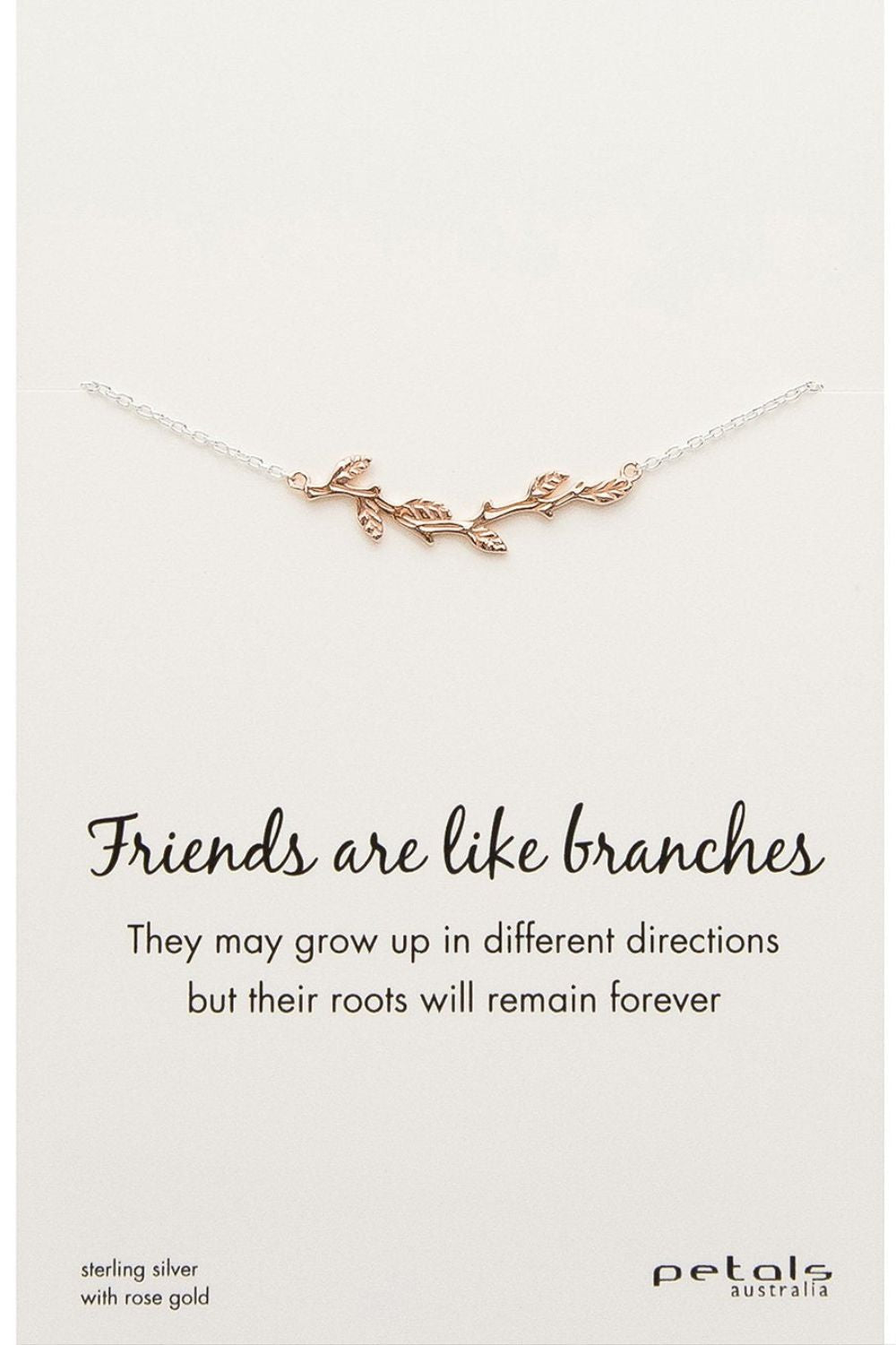 Silvermaple Collection Gifts - Branch Necklace | Rose Gold/Silver - Necklace - Silvermaple Boutique