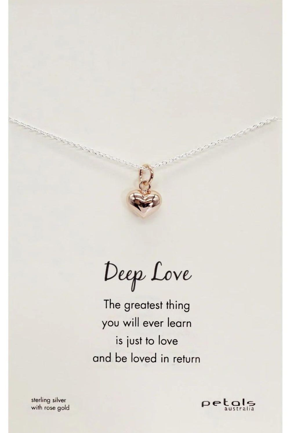 Silvermaple Collection Gifts - Deep Love Heart Necklace | Multi - Necklace - Silvermaple Boutique