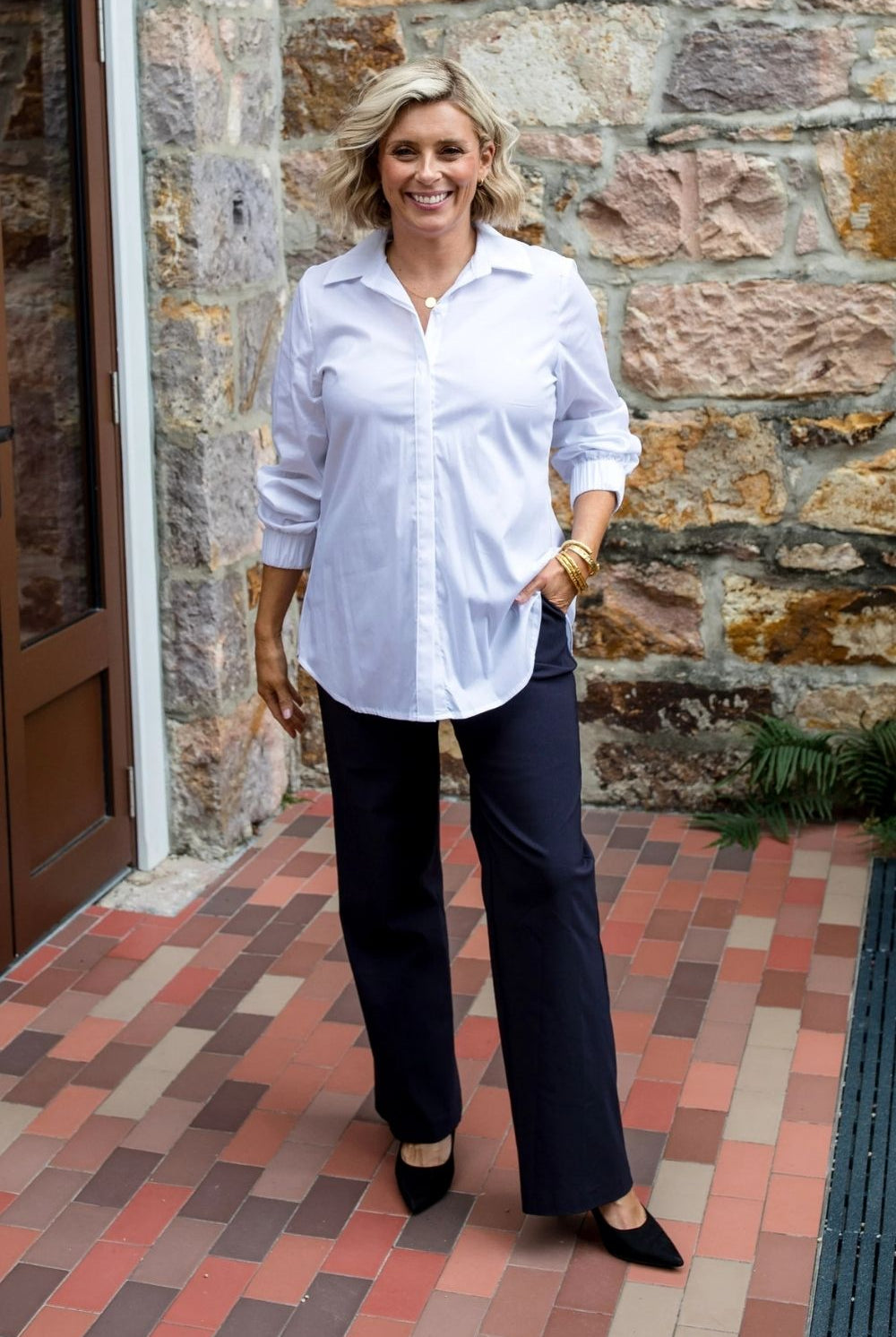 Philosophy Australia - Arrow Full Length Pants | Ink - Pants - Silvermaple Boutique