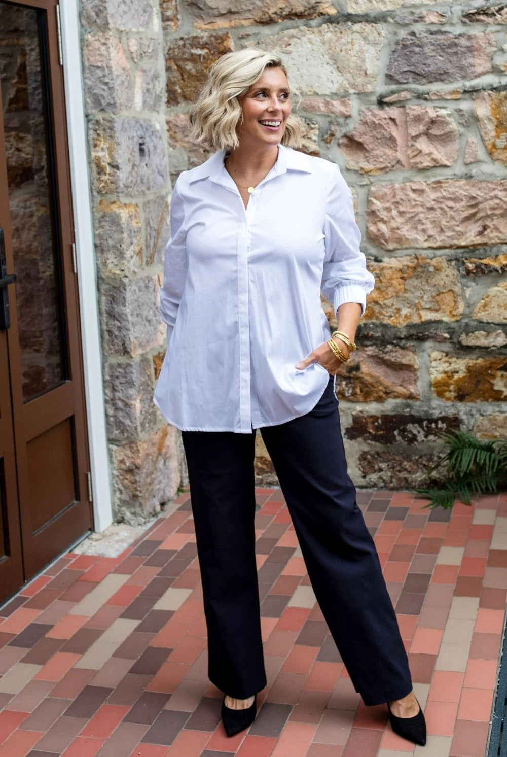 Philosophy Australia - Arrow Full Length Pants | Ink - Pants - Silvermaple Boutique