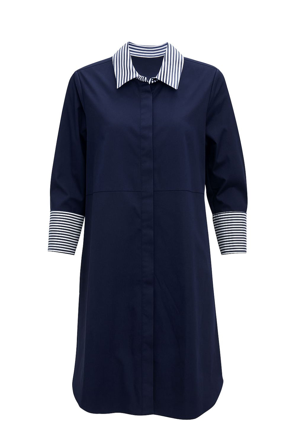Philosophy Australia - Ashleigh Shirt Dress | Navy - Dress - Silvermaple Boutique