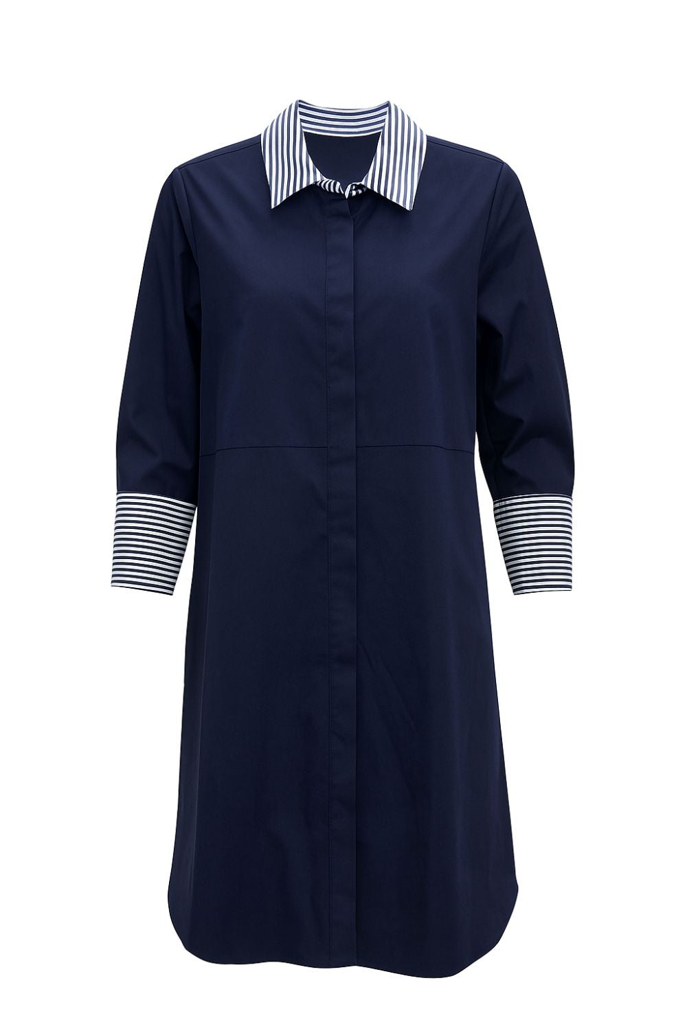 Philosophy Australia - Ashleigh Shirt Dress | Navy - Dress - Silvermaple Boutique