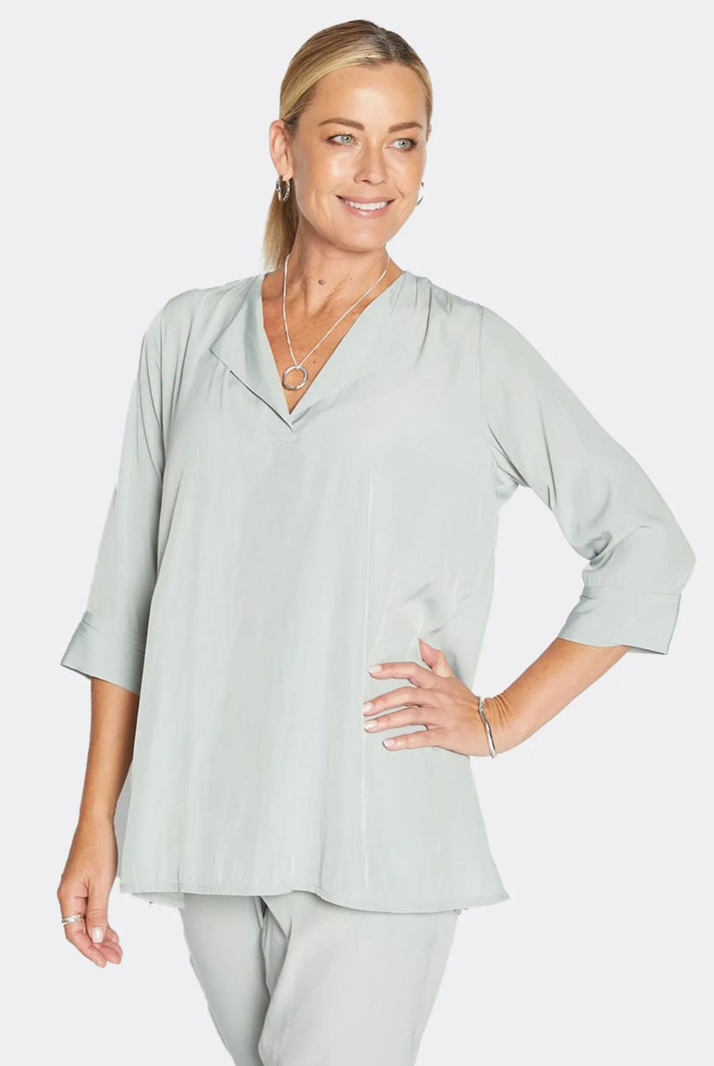 Philosophy Australia - Ellis Tunic | Sage - Top - Silvermaple Boutique