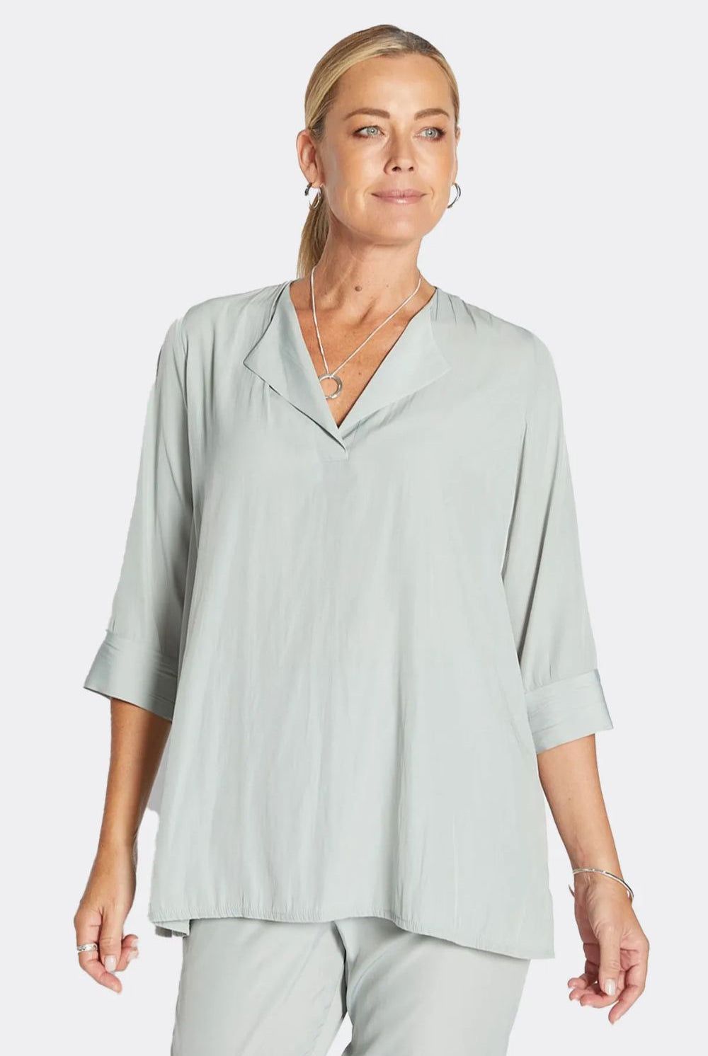 Philosophy Australia - Ellis Tunic | Sage - Top - Silvermaple Boutique