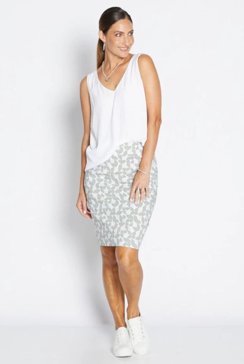 Philosophy Australia - Marnie Bengaline Skirt | Sage Deco - Skirt - Silvermaple Boutique