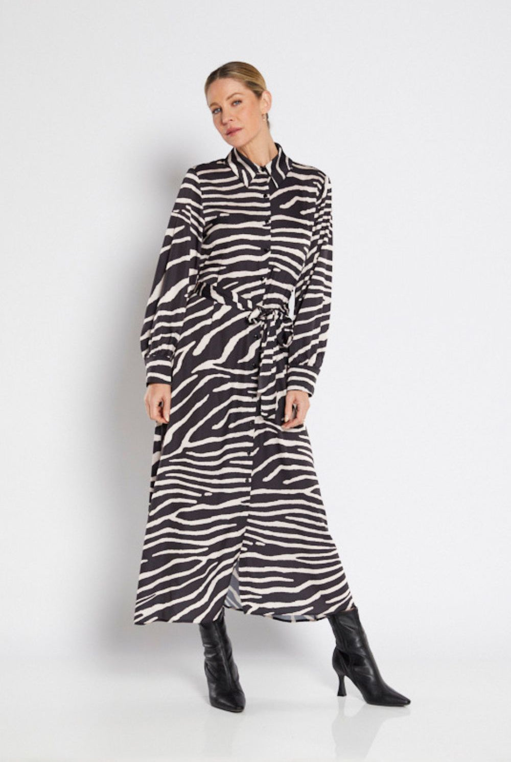 Philosophy - Bartow Shirtdress | Zebra - Dress - Silvermaple Boutique