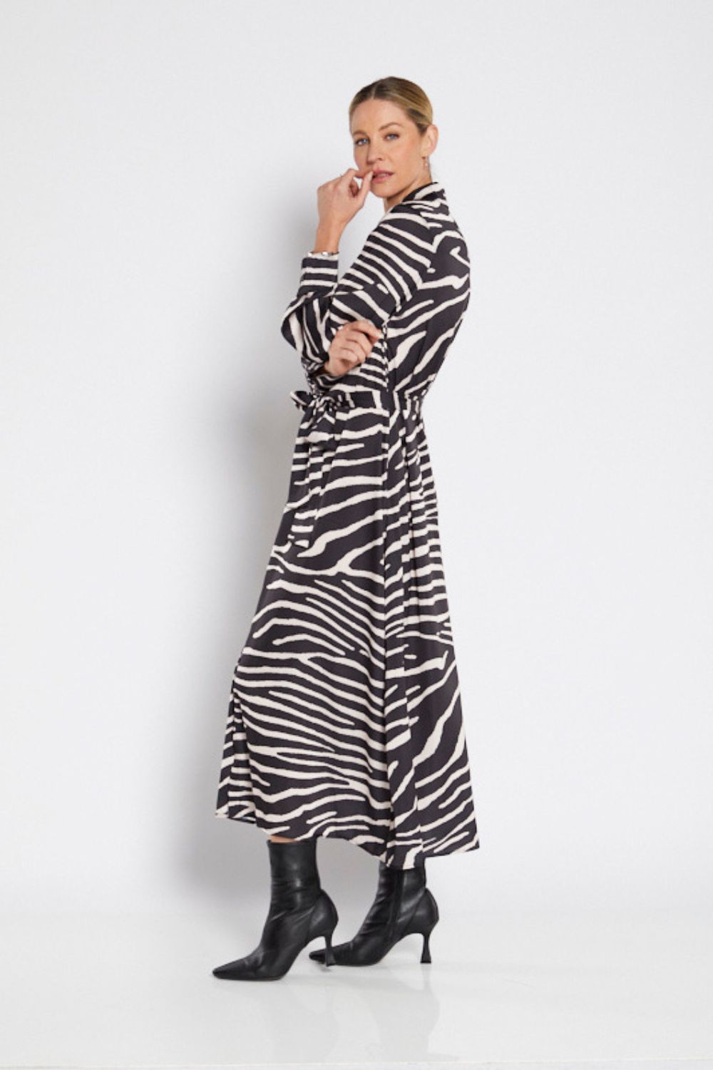Philosophy - Bartow Shirtdress | Zebra - Dress - Silvermaple Boutique