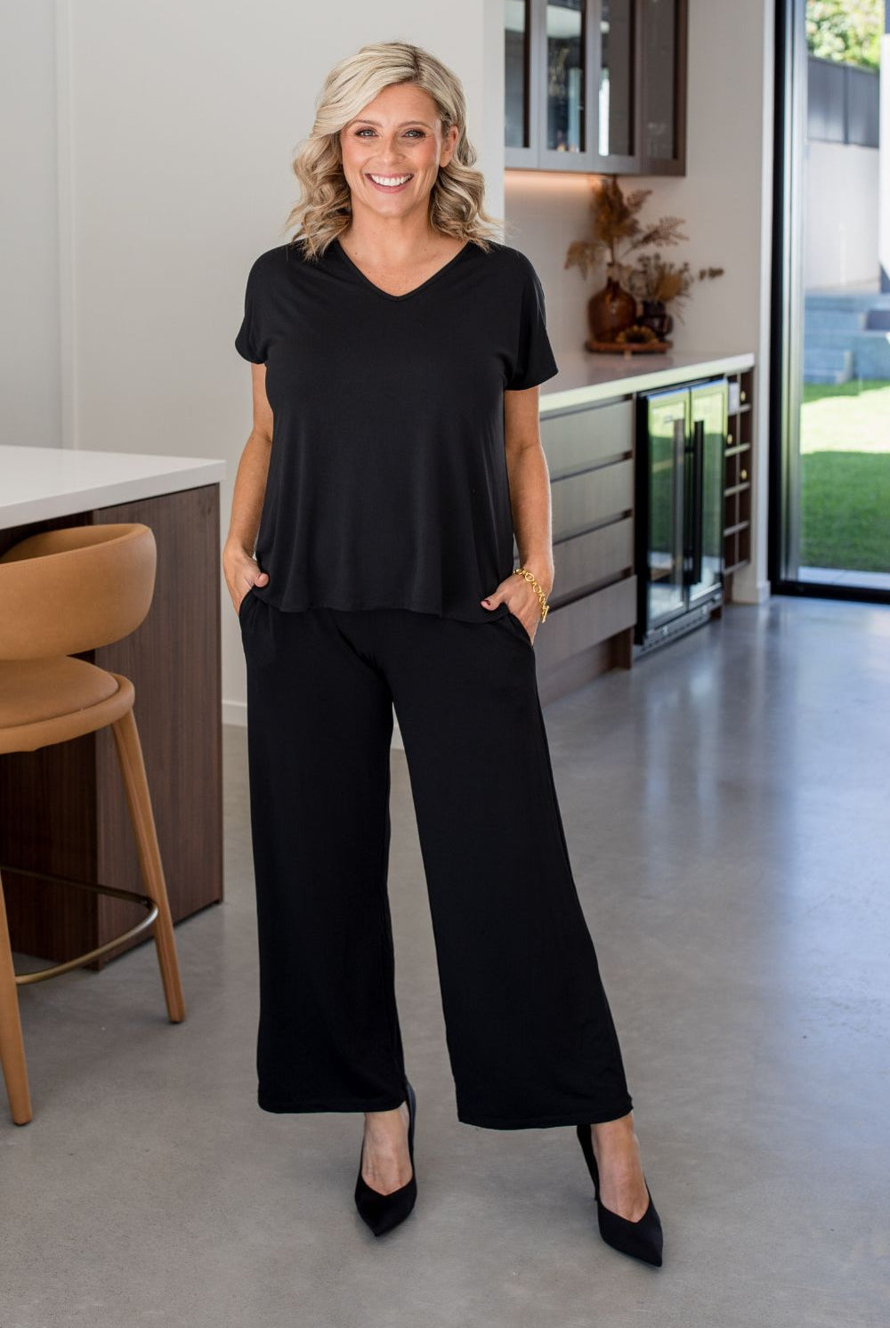 Philosophy Australia - Connie Reversible Tee | Black - Top - Silvermaple Boutique