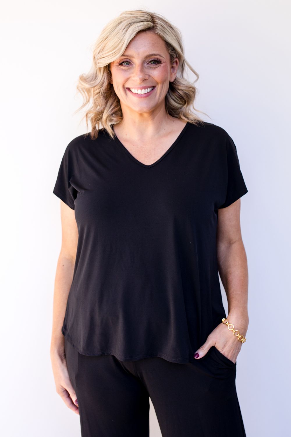 Philosophy Australia - Connie Reversible Tee | Black - Top - Silvermaple Boutique