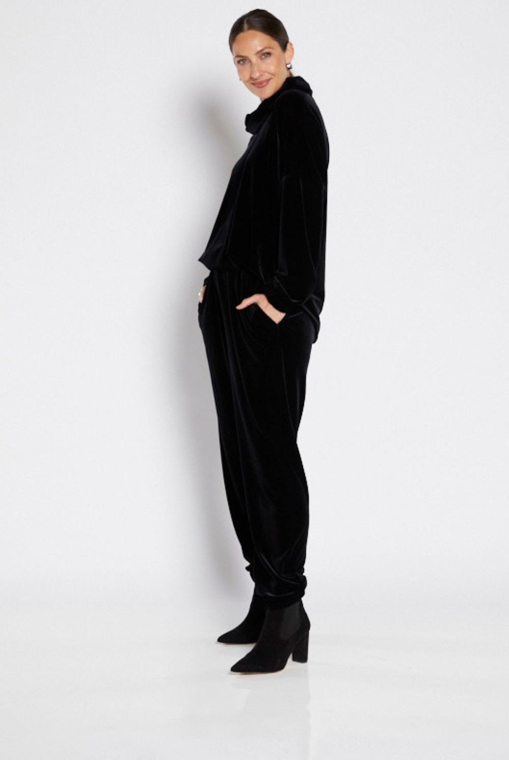 Philosophy - Cork Velvet Pant | Black - Pants - Silvermaple Boutique
