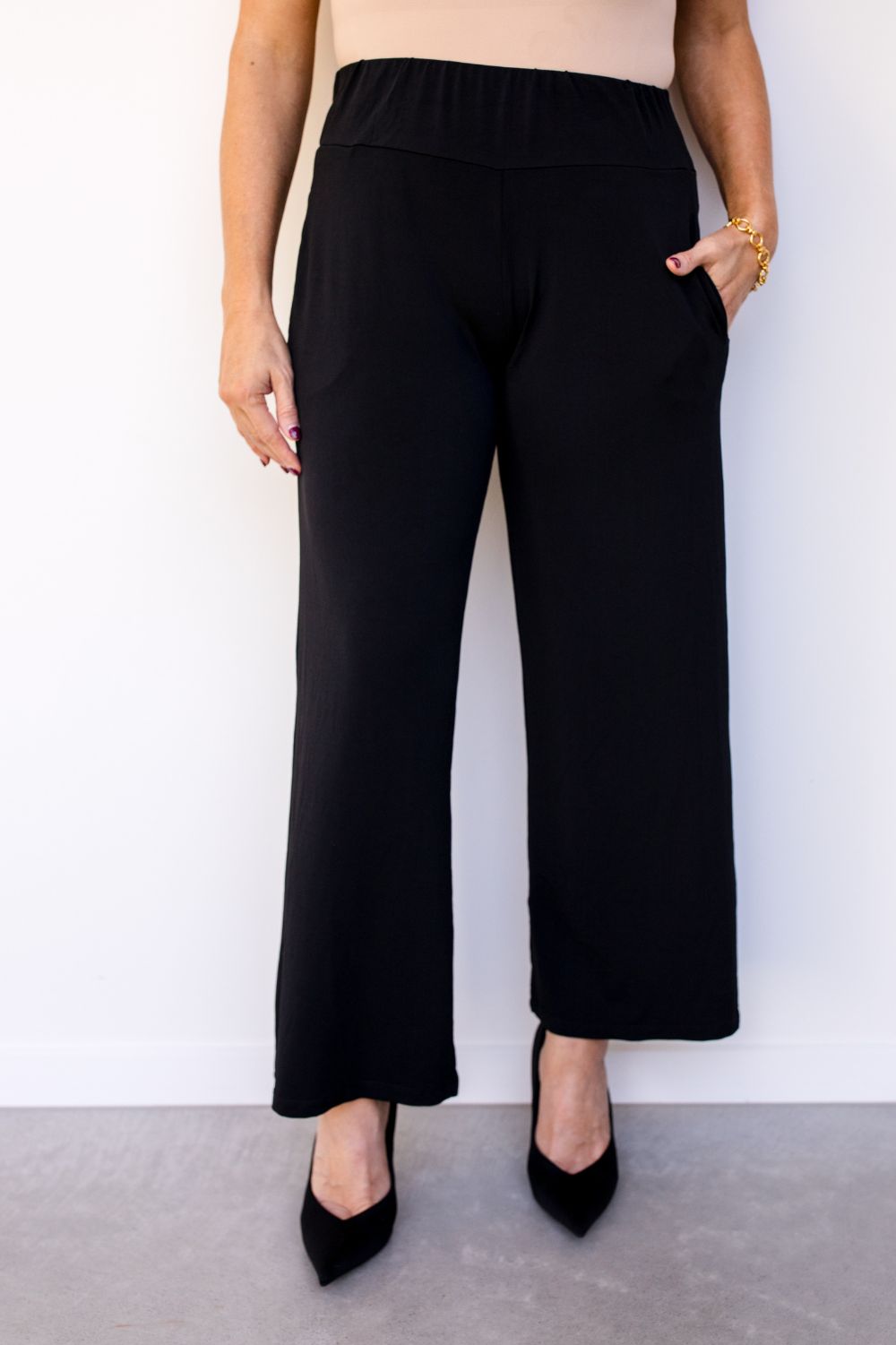 Philosophy Australia - Jackie Wide Leg Pants | Black - Pants - Silvermaple Boutique