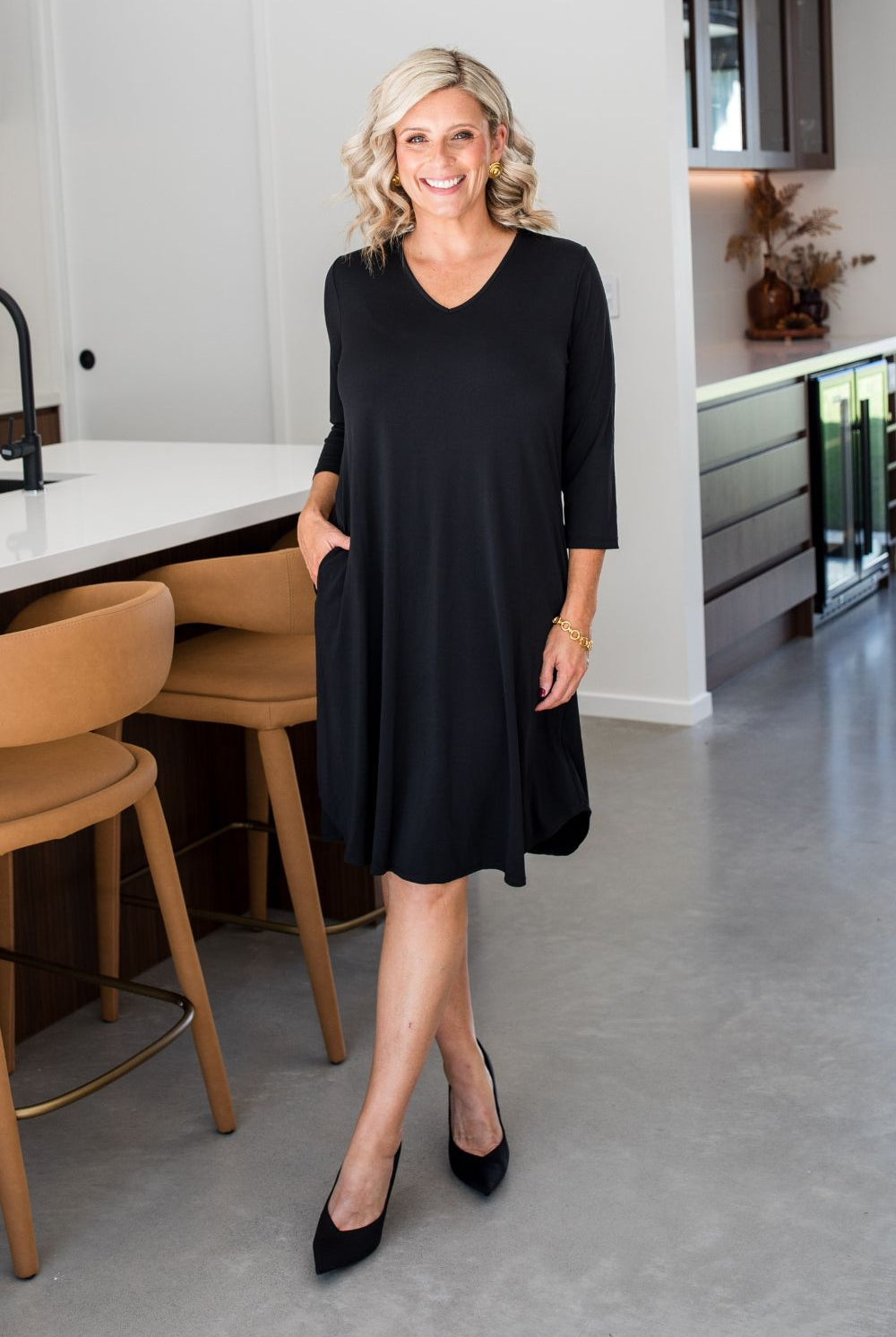 Philosophy Australia - Kayla Bounce Dress | Black - Dress - Silvermaple Boutique