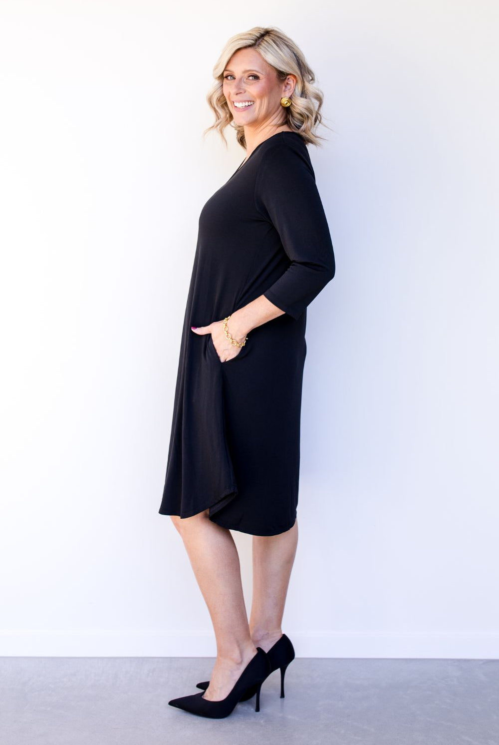 Philosophy Australia - Kayla Bounce Dress | Black - Dress - Silvermaple Boutique