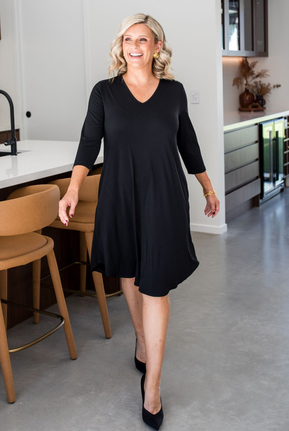 Philosophy Australia - Kayla Bounce Dress | Black - Dress - Silvermaple Boutique