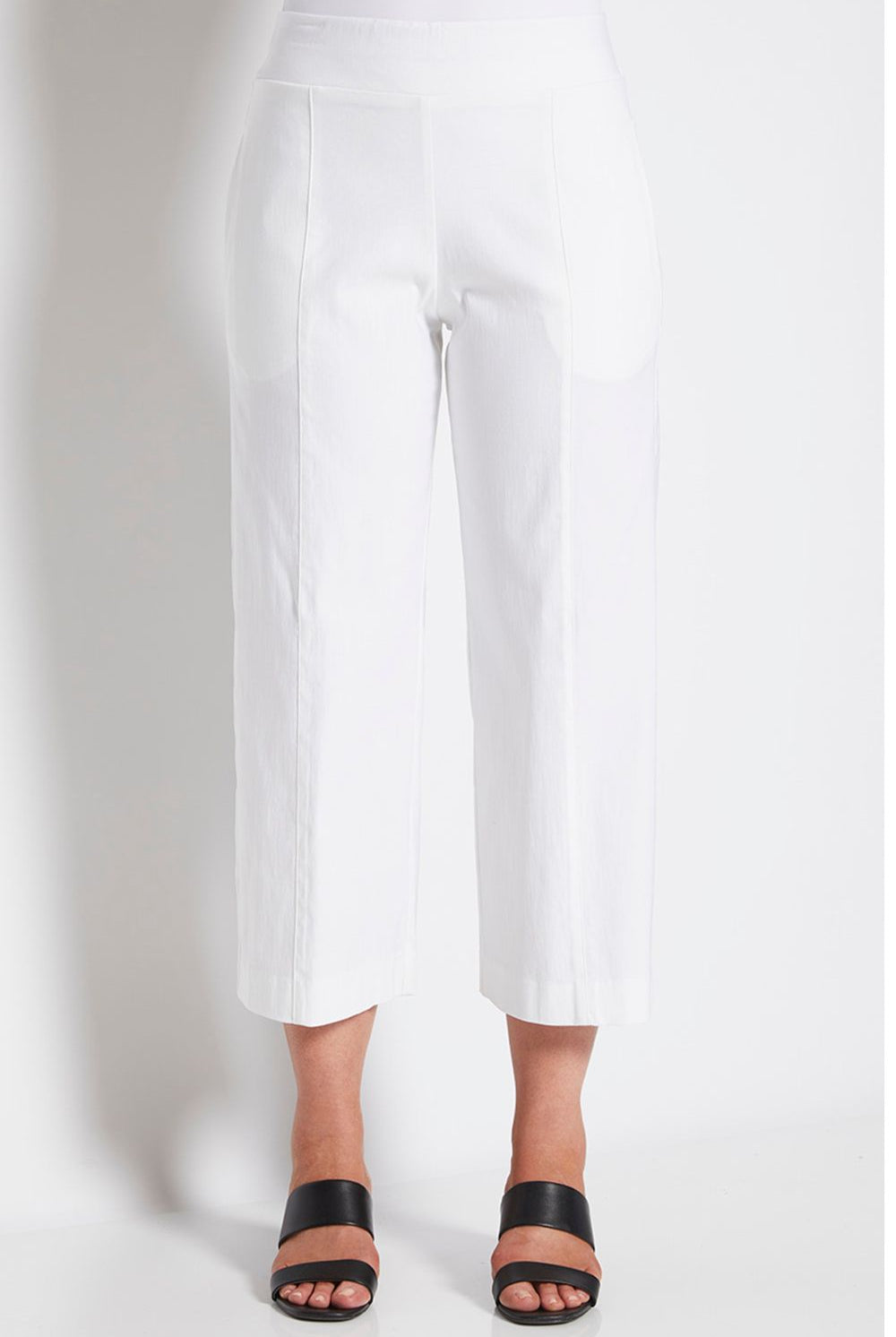 Philosophy - Larrie 7/8 Culotte Pant | White - Pants - Silvermaple Boutique