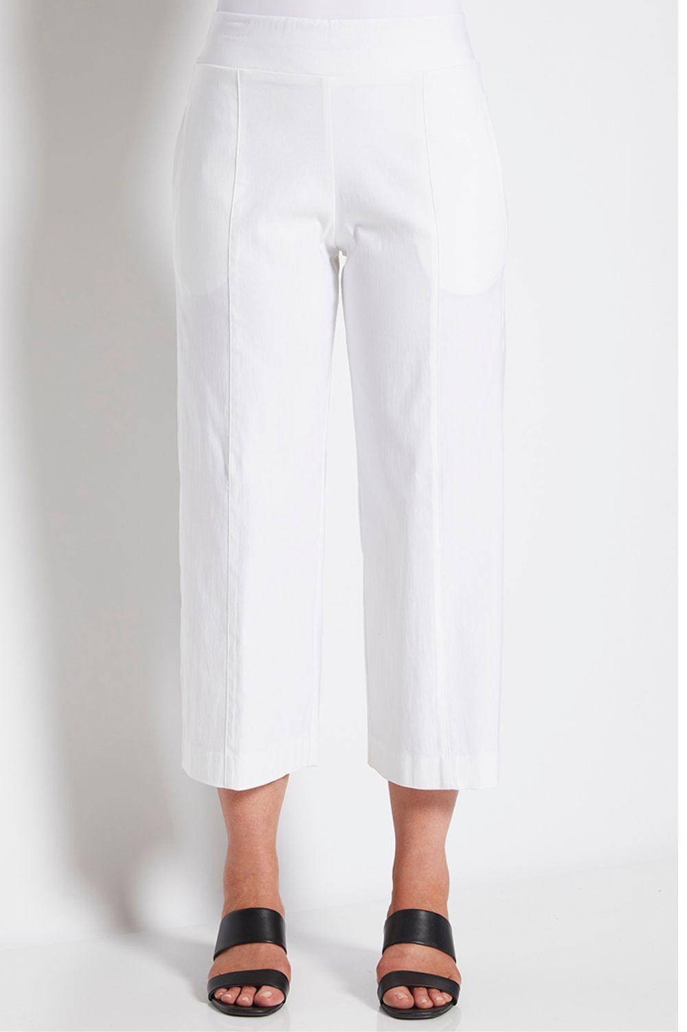 Philosophy - Larrie 7/8 Culotte Pant | White - Pants - Silvermaple Boutique