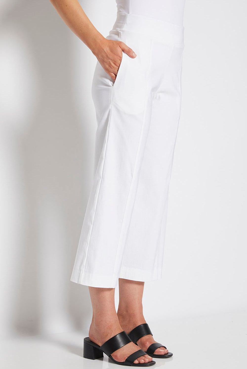 Philosophy - Larrie 7/8 Culotte Pant | White - Pants - Silvermaple Boutique