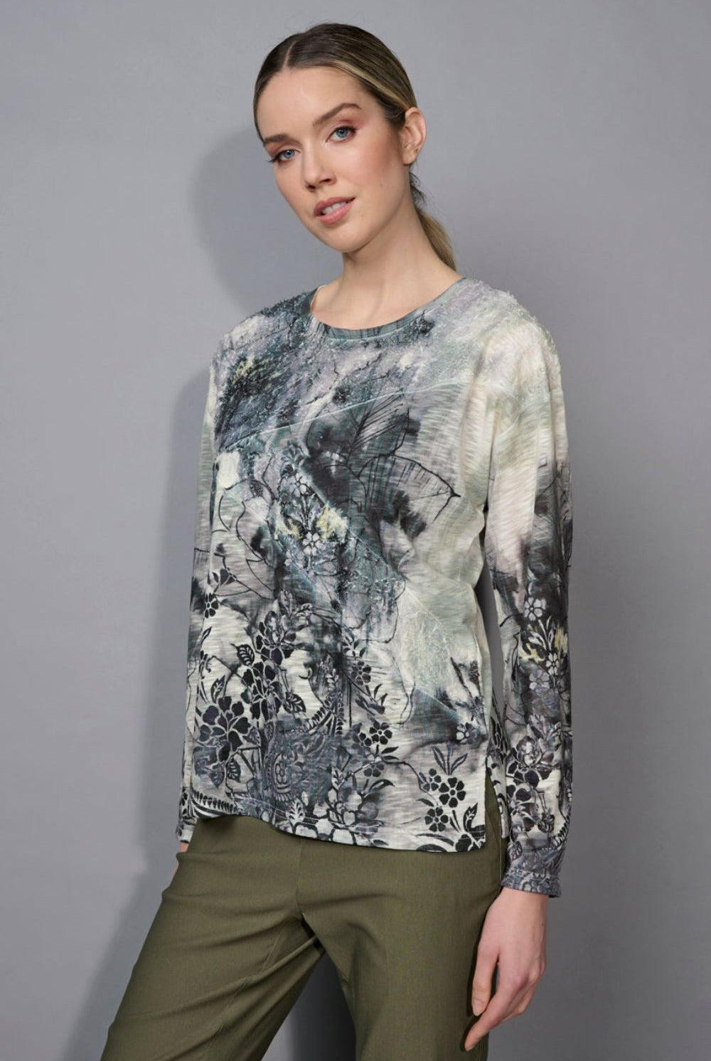 Picadilly - Picadilly Printed Top | Capers Multi - Top - Silvermaple Boutique