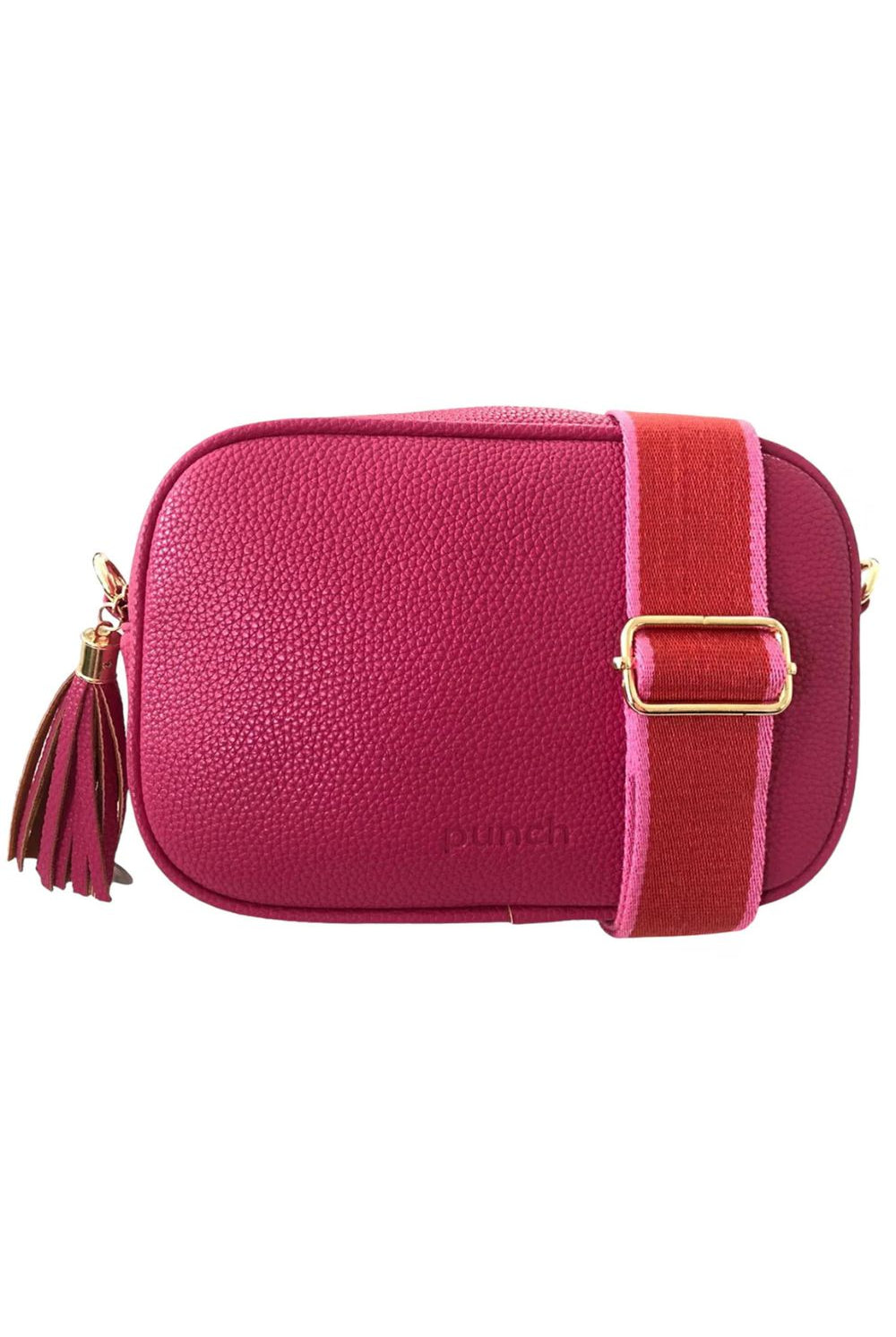 Punch Neoprene - Bianca Crossbody Bag | Pink - Handbag - Silvermaple Boutique
