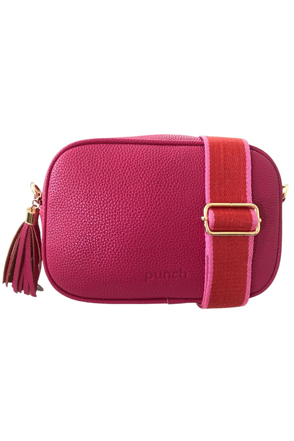 Punch Neoprene - Bianca Crossbody Bag | Pink - Handbag - Silvermaple Boutique