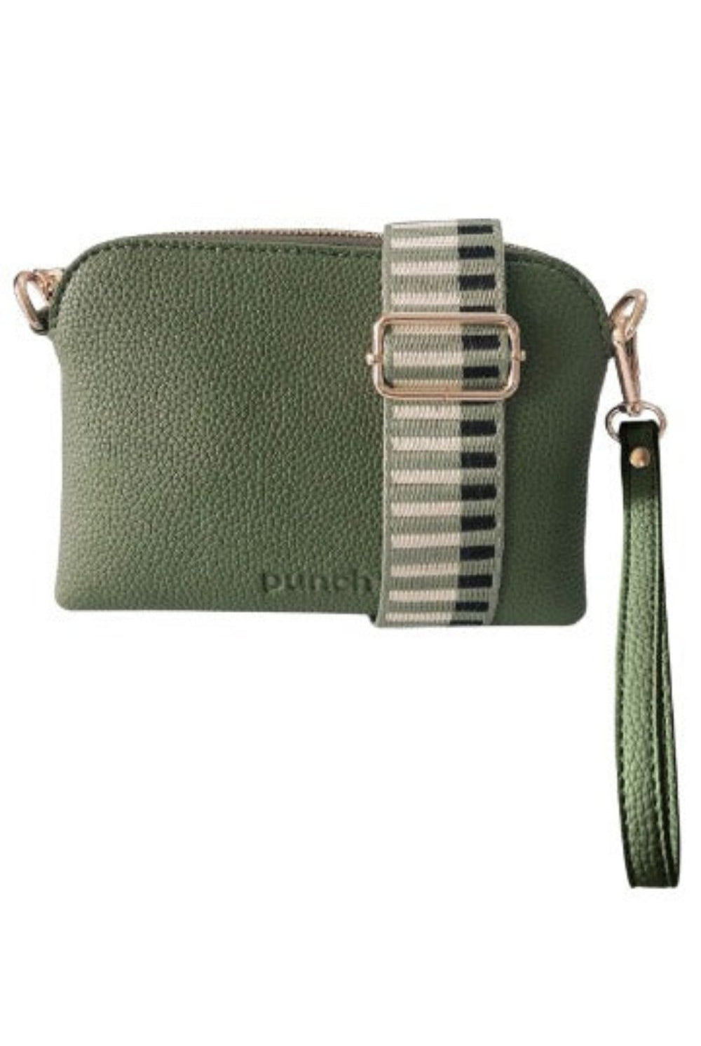 Punch Neoprene - Sally Mini Crossbody Bag | Khaki - Handbag - Silvermaple Boutique