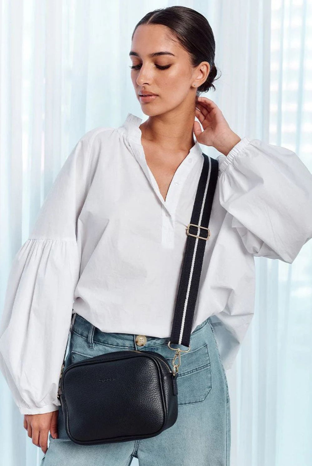 Zjoosh - Ruby Sports Cross Body Bag | Black - Handbag - Silvermaple Boutique