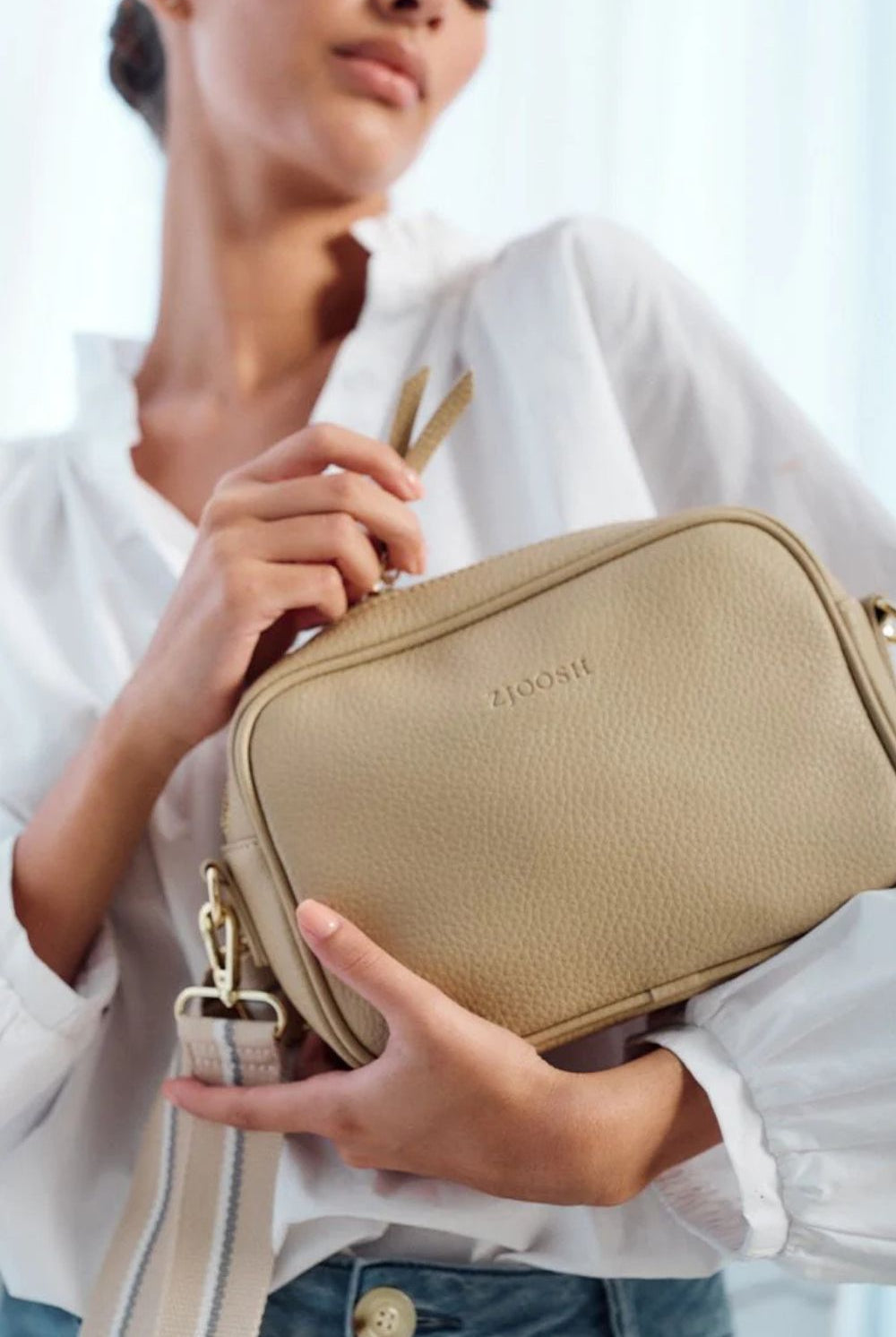 Zjoosh - Ruby Sports Cross Body Bag | Nude - Handbag - Silvermaple Boutique