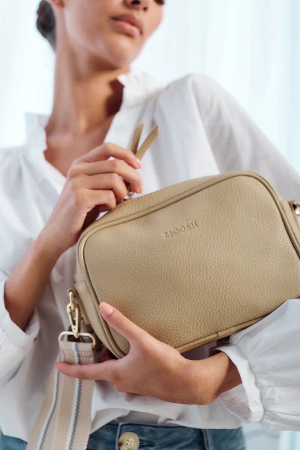 Zjoosh - Ruby Sports Cross Body Bag | Nude - Handbag - Silvermaple Boutique