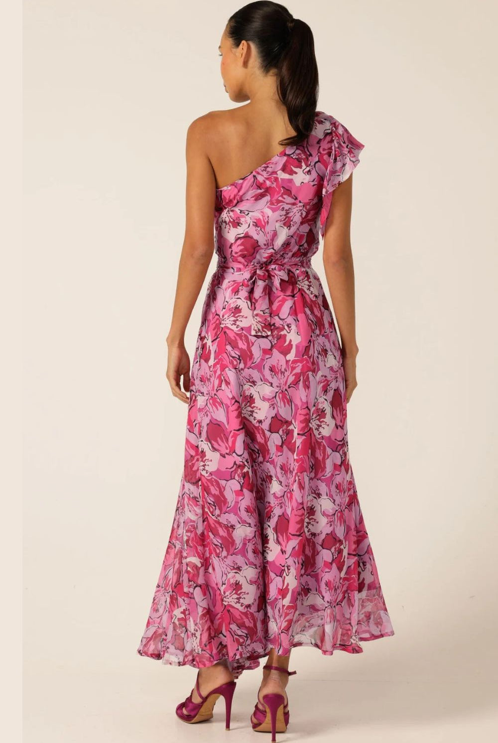 Sacha Drake - High Stakes Maxi Dress | Raspberry Mauve Floral - Dress - Silvermaple Boutique