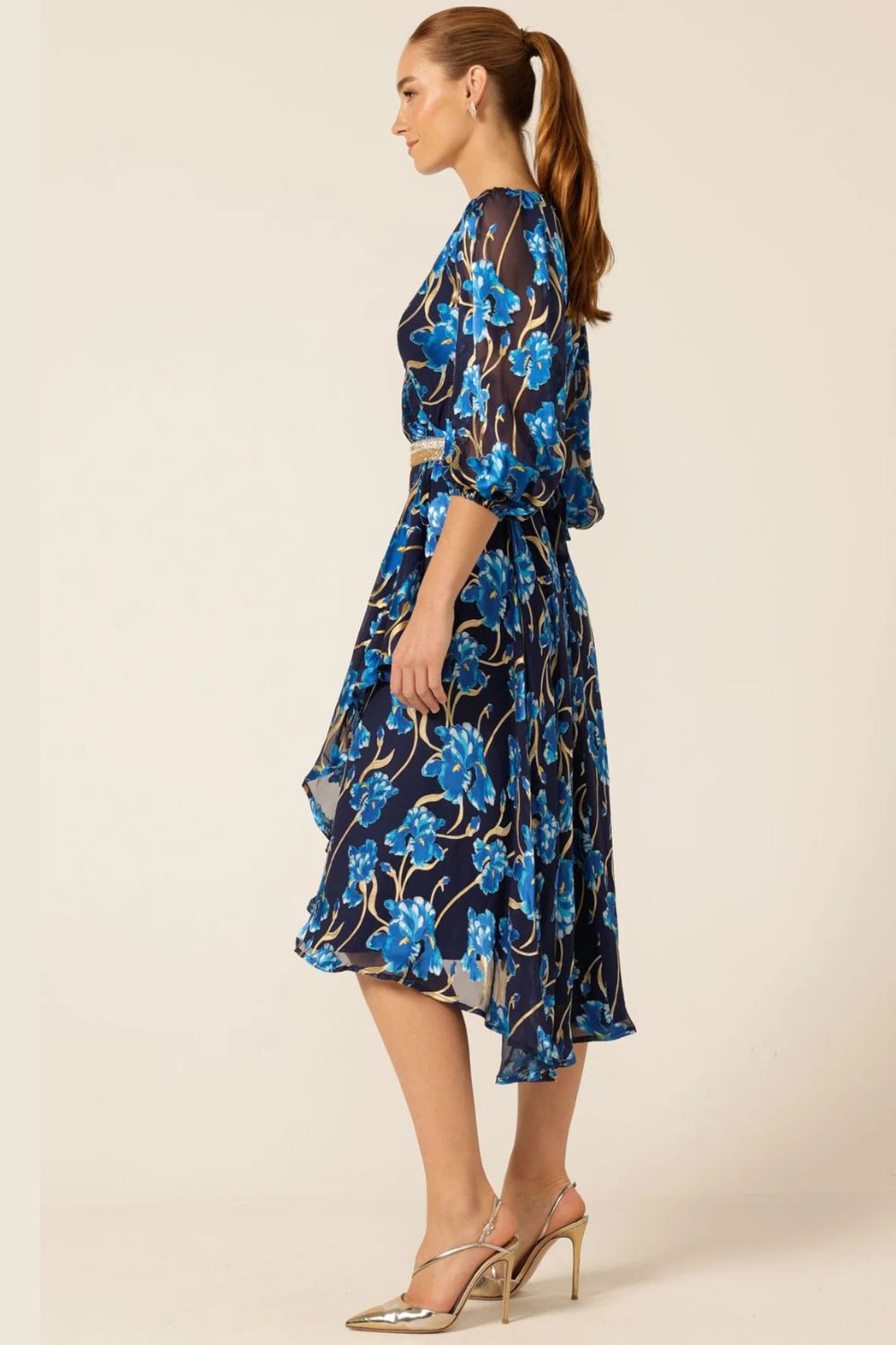 Sacha Drake - Linnee Wrap Midi Dress | Blue Iris - Dress - Silvermaple Boutique