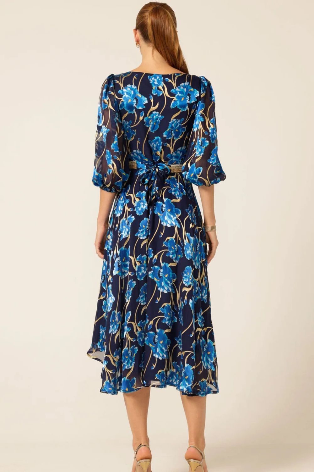 Sacha Drake - Linnee Wrap Midi Dress | Blue Iris - Dress - Silvermaple Boutique